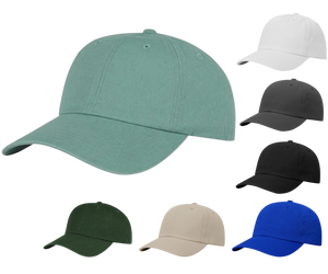 Mens 100% Polyester Dobby Deep Crown Baseball Cap Adjustable Unstructured Dad Hat for Outdoor Sports & Party - Product Image 1