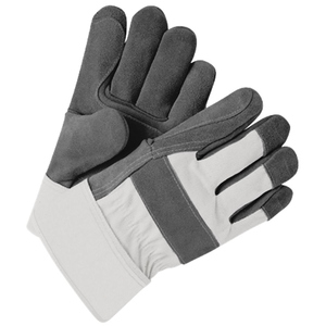 Gants de travail canadiens confortables, robustes, en cuir de vachette renforcé, souples, résistants à l'abrasion, certifiés CE. - Product Image 5