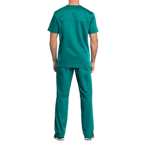 Men Scrubs Customize Hospital Nurse Uniform V-Neck <b>Top</b> Cargo Pants Medical Doctor Nursing Workwear Suit - Product Image 4