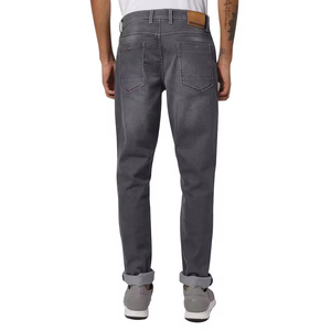 Nouvelle Collection 2024 – Jean Homme Coupe Droite Imperméable, Denim Déchiré Uni, Style Urbain, Qualité Supérieure, Tenue Décontractée, OEM - Product Image 2