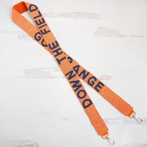 Correa de cinta Hook'Em, accesorio de moda con texto en relieve, práctico accesorio para bolsos - Product Image 5