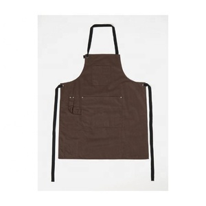 Solid Blue Embroidered Cleaning Pinafore Lucky Cat Clean Custom Made <b>Kitchen</b> <b>Aprons</b> for Women Cotton Linen Home Cooking <b>Apron</b> - Product Image 3