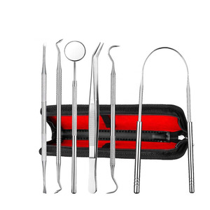 Dental Surgical Instruments Set 5pcs Stainless Steel Tweezers Mirror <b>Probe</b> Orthodontic Tools Kit Manual Precision Instrument - Product Image 5