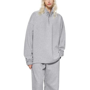 เสื้อสเวตเชิ้ตหนานุ่มพรีเมียมสำหรับฤดูหนาว แบบยูนิเซ็กซ์ คอเต่า ผ้าฝ้าย 100% สกรีนลายปักโลโก้ตามสั่ง - Product Image 2