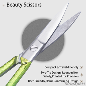 Herramienta Profesional de Cuidado Personal de Acero Inoxidable con Diseño Floral Curvo, Mango Cómodo, para Estilizar el Cabello y Recortar Cejas - Product Image 5