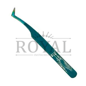 Pinzas para Pestañas de Acero Inoxidable de Alta Calidad, Personalizadas, con Punta de 90 Grados, Antiestáticas, Duraderas y Suaves, para Volumen - Product Image 2