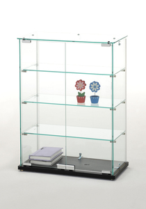 Vitrine moderne en verre trempé transparent pour collectionner modèles/figurines, idéale pour salons et entrées - Product Image 4