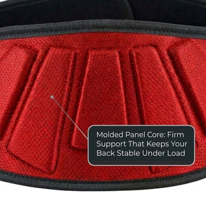 Ceinture de musculation en nylon pour squats, entraînement fitness, taille personnalisée, boucle à dégagement rapide antidérapante, fournisseur en gros, équipement sportif - Product Image 5