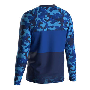 เสื้อตกปลาแบบยูนิเซ็กซ์ MOQ ต่ำ กันน้ำ แขนยาว คอกลม ระบายอากาศได้ดี พร้อมลายพิมพ์แบบซับลิเมชั่น - Product Image 2