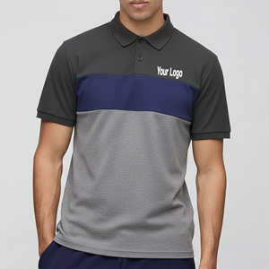 Camiseta de Verano 2026 para Hombre, Casual, de Punto Sólido, con Logotipo Bordado Personalizado, Diseño Único, Manga Corta, 100% Algodón, de Secado Rápido - Product Image 1