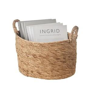 ตะกร้าเก็บของสานจากฟางธรรมชาติ ตะกร้าเก็บของทำมือ ขายส่ง เป็นมิตรกับสิ่งแวดล้อม ผลิตในเวียดนาม - Product Image 1