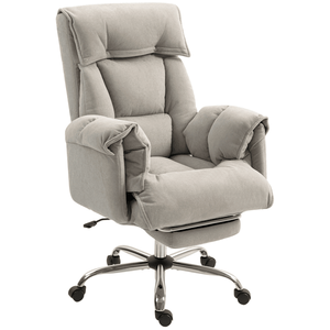 Sedia da Ufficio Confortevole in Pelle PU con Meccanismo di Regolazione Maniglia in Nylon, Sedia da Ufficio per Casa e Ufficio con Funzione Massaggio - Nessuna Spedizione nei Fine Settimana - Product Image 3