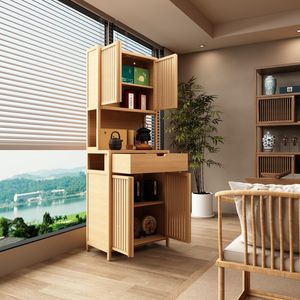 Mobiletto per Tè in Bambù per Cucina, Ecologico ed Elegante - Product Image 1