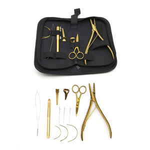 Kit de Pinzas Multifunción para Extensiones de Cabello, para Aplicación, Remoción y Ajuste de Micro Anillas, para Estilistas Profesionales - Product Image 1