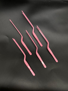 Pinzas de Cocina de Acero Inoxidable Color Rosa Polvo de 20 cm, Pinzas para Decoración de Alimentos para Cocina, Restaurante y Comida Fina - Product Image 5