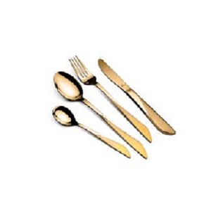 Premium Stainless Steel Cutlery Set Steak Knives <b>Forks</b> <b>Dessert</b> Coffee Elegant Vintage Design Mirror Polish Durable Reusable - Product Image 3
