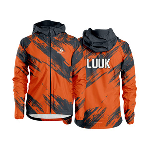 Chaqueta Cortavientos con Capucha para Hombre LUUK, Color Degradado, Estampada, de Poliéster, Impermeable, Deportiva, para Primavera y Actividades al Aire Libre - Product Image 6