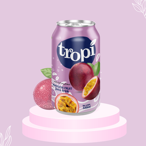 Jus de fruits tropicaux Tropi 330 ml en canette aluminium, cocktail cerise, fruit de la passion, ananas, fournisseur OEM, marque privée - Product Image 4