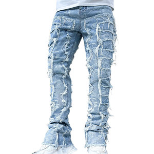Pantalones Casuales Ligeros de Diseño Moderno, Pantalones Apilados de Alta Calidad, 100% Algodón Canvas, Ropa Urbana Elegante y a la Moda - Product Image 1