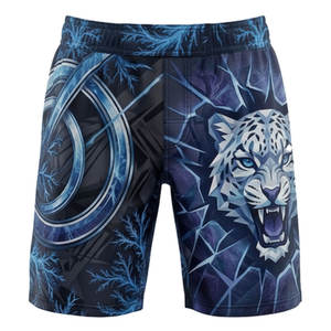 Pantalones Cortos de Competición de Lucha Libre para Hombre con Material de Secado Rápido y Diseño Atlético Flexible - Product Image 1