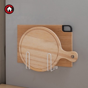 Support mural magnétique pour plateaux et sets de table, organisateur de planches à découper, étagère de rangement de cuisine pour surface métallique latérale de réfrigérateur - Product Image 3