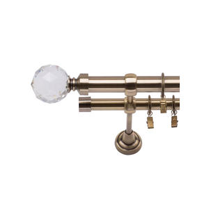 Juego Completo de Riel Doble para Techo de PVC Bojanek para Sistema de Cortinas para el Hogar con Riel Resistente y Accesorios Completos - Product Image 2