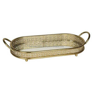 Elegant Fancy <b>Round</b> New Metal <b>Serving</b> <b>Trays</b> in Customized Sizes Shapes and Polish for Tabletop Decoration and Gifting for Export - Product Image 3