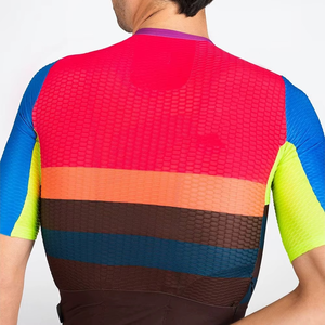 Custom Men's Thermal Cycling Jersey Breathable Lightweight Windproof Four-Way Stretch Long-Sleeve Winter MTB Racing Plus Size - Product Image 6