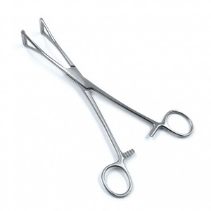 Pinzas de agarre pulmonar Duval de mandíbula triangular de 8 pulgadas, instrumentos quirúrgicos reutilizables de acero inoxidable para sujetar tejidos, 13 mm x 203 mm - Product Image 3