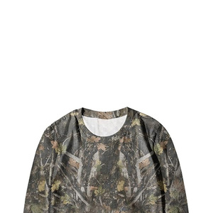 เสื้อสเวตเชิ้ตผ้าฟลีซลายพรางฤดูหนาวแบบกำหนดเอง ระบายอากาศได้ดี สวมใส่สบาย เหมาะสำหรับกิจกรรมกลางแจ้ง สตรีทแวร์ลำลอง สำหรับผู้ชายและผู้หญิง สไตล์วิทยาลัย - Product Image 2