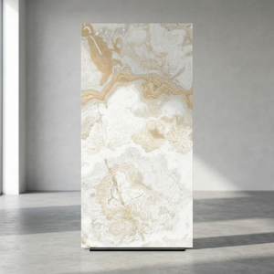 Delmare Carreaux muraux extérieurs de luxe 1.6x3.2m 5.25x10.5ft 20mm Slim Porcelaine Dalle Fritté Pierre Quartz pour Salon Hall - Product Image 3