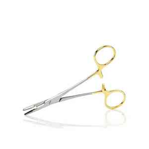 Porte-aiguilles manuel Olsen Hegar de haute qualité, forceps-ciseaux 17 cm en acier inoxydable, instruments chirurgicaux, porte-aiguilles de suture CE - Product Image 2