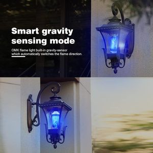 Lampadine LED Decorative Fiamma Blu con 4 Modalità, Luci Simulate Fiamma per Interni/Esterni, Idee Regalo per Decorazioni Feste - Product Image 2