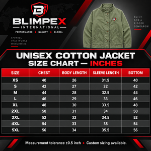 Chaqueta de Algodón Lavado Unisex Personalizada OEM, Cuello Alto, Estilo Casual, Fabricante de Marca Privada Directo de Fábrica Blimpex INT - Product Image 6