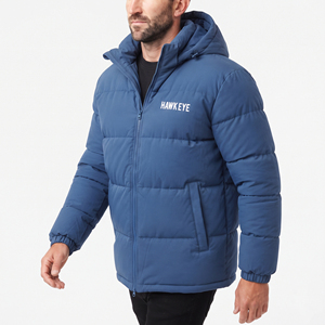 Men's <b>Winter</b> Hooded Puffer Jacket <b>Waterproof</b> Windproof Warm Insulated Outdoor Casual Heavyweight <b>Coat</b> Wholesale Insulated Cold - Product Image 3