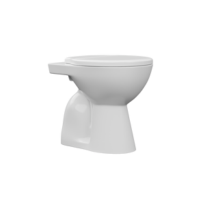 WC moderne monobloc allongé en céramique, à poser au sol, écologique, facile à nettoyer, double chasse - Product Image 4