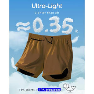 Shorts de sport personnalisés pour hommes, style streetwear, pour l'entraînement et la course estivale, coupe athlétique - Product Image 5