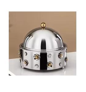 Casserole en métal conviviale pour les invités, conçue pour les tables de festival, permettant aux organisateurs de présenter des plats chauds aux participants, idéale pour le service de hot pot. - Product Image 1