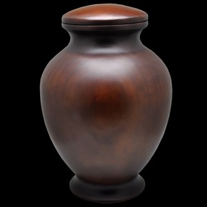 Urna funeraria de madera sencilla y elegante para adultos, tamaño mediano, para guardar cenizas como recuerdo. - Product Image 1