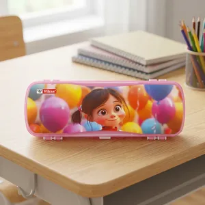 Estuche de Lápices Vikas ULTRA de Alta Calidad para Estudiantes Escolares con Gran Capacidad para Bolígrafos, Lápices y Borradores - Product Image 2
