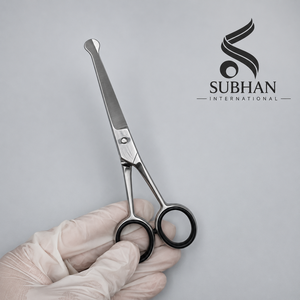 Tijeras Profesionales de Peluquería de Acero Inoxidable para Nariz, Barba y Cejas, Diseño Multiusos con Punta de Seguridad para Logotipo Personalizado - Product Image 5