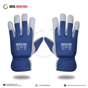 Guantes de Trabajo de Cuero de Buena Calidad a Precio Económico, Guantes Industriales Suaves para Conductor, Guantes de Seguridad de Uso General para Montaje - Product Image 4