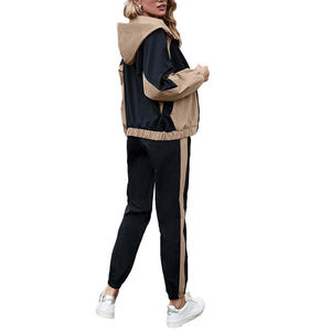 Nuevo Conjunto Deportivo Casual de 2 Piezas para Hombre, OEM, Personalizado, de Alta Calidad, con Paneles en Contraste, 100% Algodón Orgánico, Resistente al Viento y Reversible - Product Image 4