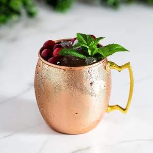 Classic Pure Copper Mug Handmade Polished Copper Drinking Mug Coffee Tea Drinkware by Madiha Art and Crafts - Product Image 1