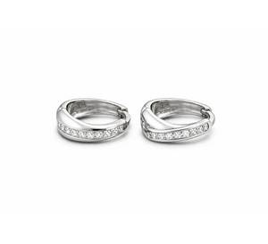 925 Sterling <b>Silver</b> Hoop Earrings Minimal Plain Design <b>Solid</b> <b>Silver</b> Earrings for Men Women Daily Wear - Product Image 2