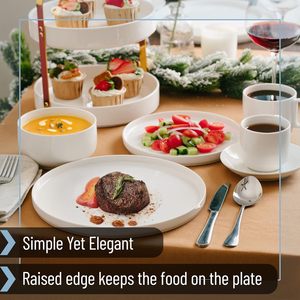 Vaisselle en céramique jetable moderne en gros, motifs personnalisés, durable, pour hôtels et restaurants - Product Image 5