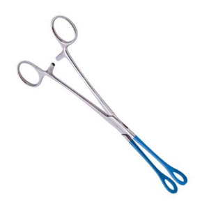 Pince à éponges courbée en acier inoxydable, instrument chirurgical de pansement, outil médical réutilisable pour bloc opératoire hospitalier - Product Image 5