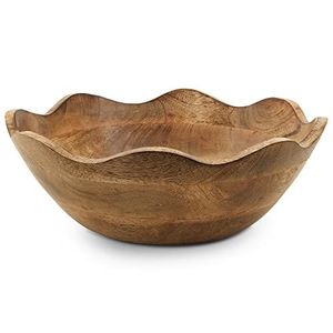 Bol de service en bois écoresponsable fait main – Vaisselle moderne, élégante et fonctionnelle, soigneusement conçue pour les acheteurs commerciaux - Product Image 6