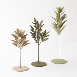 Luxury Metal <b>Tree</b> Leaf Candle Holder Bulk Decorative Taper Candlestick <b>Tabletop</b> Ornaments Christmas Wedding Centerpieces Craft - Product Image 1
