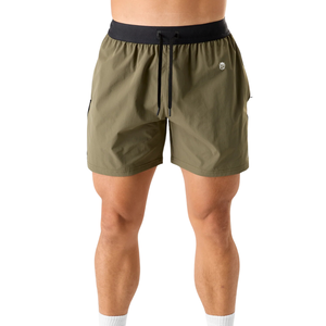 Pantalones Cortos Deportivos para Hombre, Ligeros, para Entrenamiento, Gimnasio, Correr, de Secado Rápido, Cintura Elástica - Product Image 1